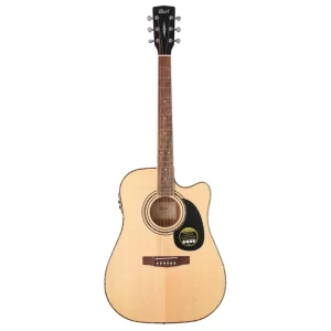Cort AD880CENAT Elektro Akustik Gitar Naturel Ladin Kapak