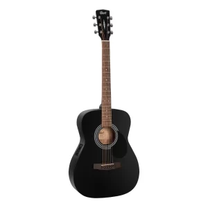 Cort AF510E-BKS Elektro Akustik Gitar Siyah Satin