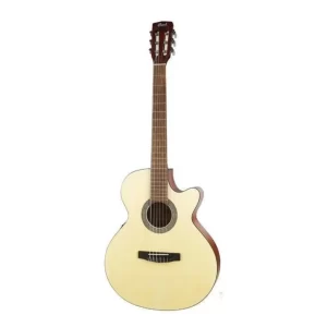 Cort CEC1OPW Elektro Klasik Gitar Çantalı Open Pore