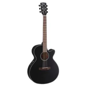 Cort SFX-MEBKS Elektro Akustik Gitar Siyah Cutaway İnce Kasa