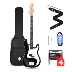 Donner DPB-510 PB-Style Bas Gitar Seti (Siyah)