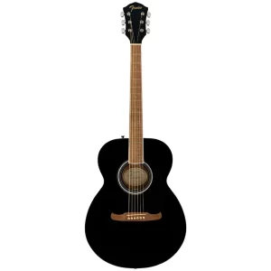 Fender LTD FA-135 Concert Ceviz Klavye Siyah Akustik Gitar