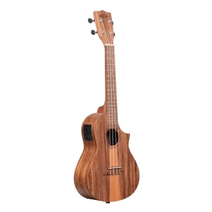 Kala Teak Tri-Top Cutaway Concert Elektro Ukulele