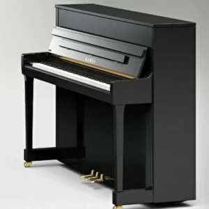 Kawai K-200 M/PEP Parlak Siyah 114 CM Duvar Piyanosu