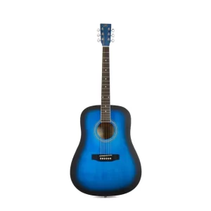 Sx SD104BUS Akustik Gitar (Mavi)
