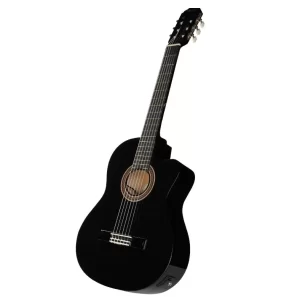 Valencia VC104TCEBK Elektro Klasik Gitar 4/4 Siyah Sap Çelikli