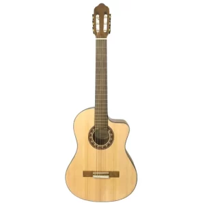 Valencia VC304CE Elektro Klasik Gitar Cutaway 4/4 Naturel