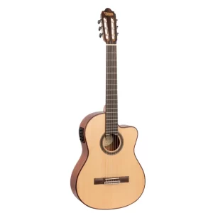 Valencia VC704CE Elektro Klasik Gitar Cutaway 4/4 Naturel